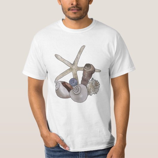 Seestern am Strand T-Shirt (Vorderseite)