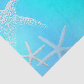 Seestern Aqua Blau Seidenpapier (Ausschnitt)