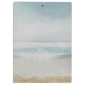 Seestern auf der Meereswasserfarbe Klemmbrett (Rückseite)