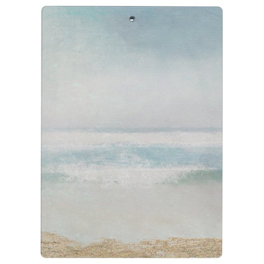 Seestern auf der Meereswasserfarbe Klemmbrett (Rückseite)