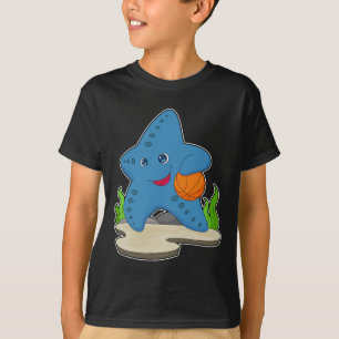 Seestern Basketballspieler Basketball T-Shirt