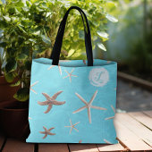 Seestern Brautjungfer Monogramm Initial Tasche