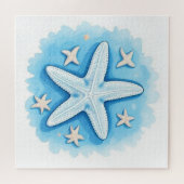 Seestern in Blau Puzzle (Horizontal)