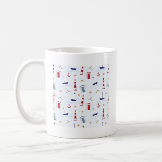 Seestern Kaffeetasse (Links)