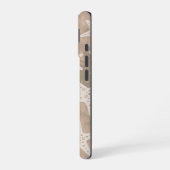 Seestern-Muster Sandbeige iPhone 16 Hülle (Linke Seite)