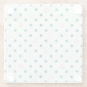 Seestern Punkt Tanz Glasuntersetzer (Rückseite)