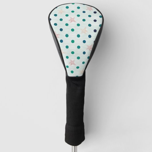 Seestern Punkt Tanz Golf Headcover (Vorderseite)