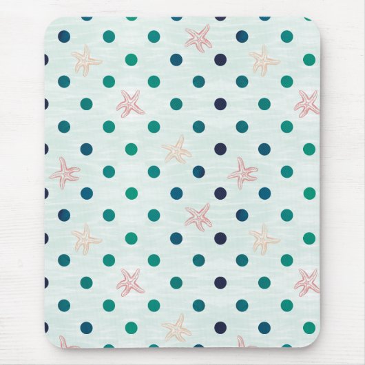 Seestern-Punkt-Tanz Mousepad (Vorne)