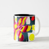 Seestern-Stil Zweifarbige Tasse (VorderseiteRechts)