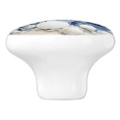 Seestern und Muschel 3D-Küste Keramikknauf (Seitenansicht)