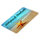 Seestern von Antigua und Barbuda Magnet (Linke Seite)