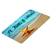 Seestern von St. Kitts & Nevis Magnet (Linke Seite)