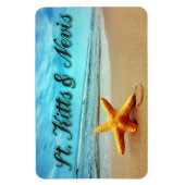 Seestern von St. Kitts & Nevis Magnet (Vertikal)