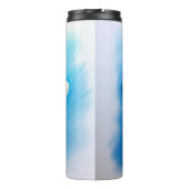 Seestern-Wachsmalstiftzeichnung Thermosbecher (Rückseite)