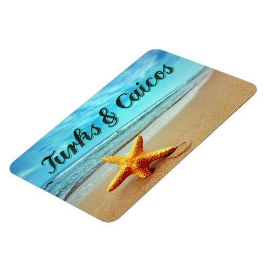 Seesterne aus Turks und Caicos Magnet (Linke Seite)