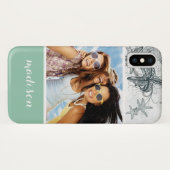 Seesterne | Ihr Foto und Name Case-Mate iPhone Hülle (Rückseite (Horizontal))