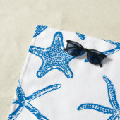 Seesterne in blau strandtuch (Beispiel)