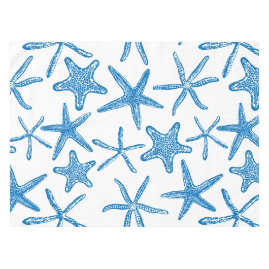 Seesterne in blau tischdecke (Vorderseite (Horizontal))