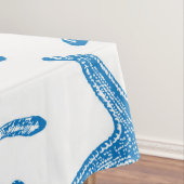 Seesterne in blau tischdecke (Beispiel)