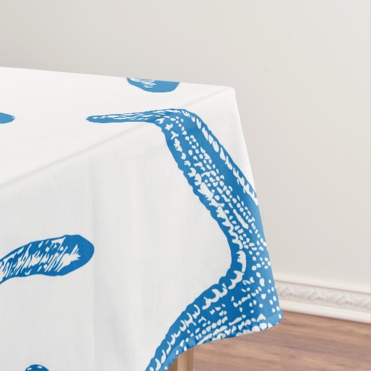 Seesterne in blau tischdecke (Beispiel)