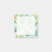 Seesterne Nahtloses Muster Post-it Klebezettel (Vorderseite)