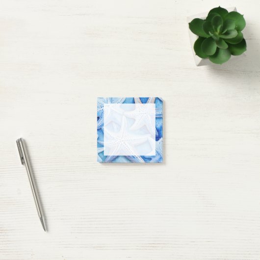 Seesterne Nahtloses Muster Post-it Klebezettel (Büro)