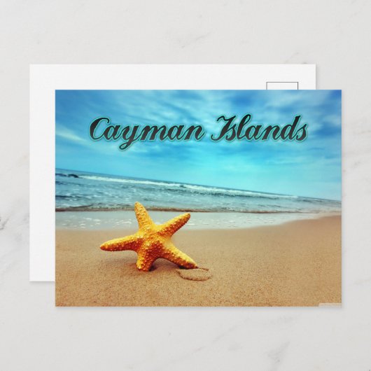 Seesterne Postkarte (Vorne/Hinten)