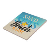 Seesterne Sandmeere Strand Fliese (Seite)