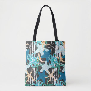 Seesterne sind nahtlos. Seesterne von Hand Tasche