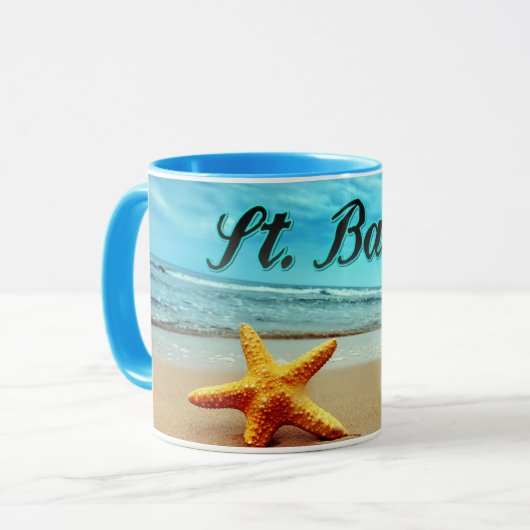Seesterne St. Barts Tasse (Vorderseite Links)