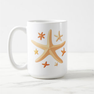 Seesterne und die Kleinen Kaffeetasse