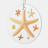 Seesterne und die Kleinen Keramik Ornament (Links)