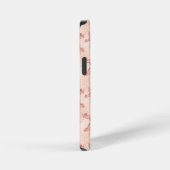 Seesterne und Korallen-Rosa-Pastell-Muster iPhone Hülle (Rechte Seite)