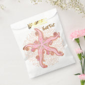 Seesterne und Korallen Rosa Pastellmuster Geschenktütchen (Versiegelt)