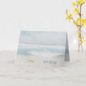 Seesterne und Surfen im Meer Aquarell Karte (Gelbe Blume)