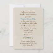 Seesterne Vow Erneuerung zum 35. Jahrestag Einladung (Rückseite)