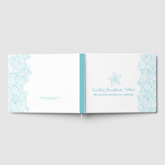 Seesterneigenschaft am Strand lassend Gästebuch (Voll)