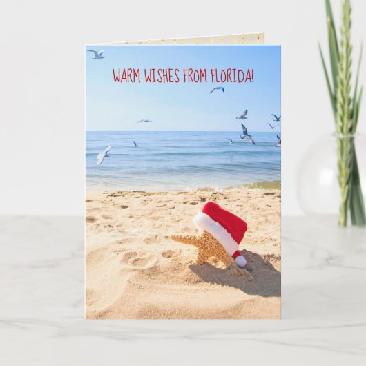 Seesternen aus dem tropischen Klima Karte (Vorderseite)