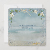 Seesternhochzeit Vow Renewal Einladung (Vorderseite)