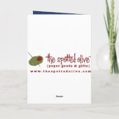 Seestreifen-Stechpalmen-lustiges Weihnachten (Rückseite)