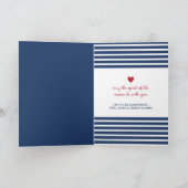 Seestreifen-Stechpalmen-lustiges Weihnachten (Innenseite)