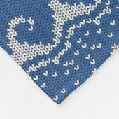 SeeStrick-Muster Fleecedecke (Ecke)