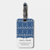 SeeStrick-Muster Gepäckanhänger (Rückseite vertikal)