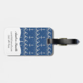 SeeStrick-Muster Gepäckanhänger (Rückseite horizontal)