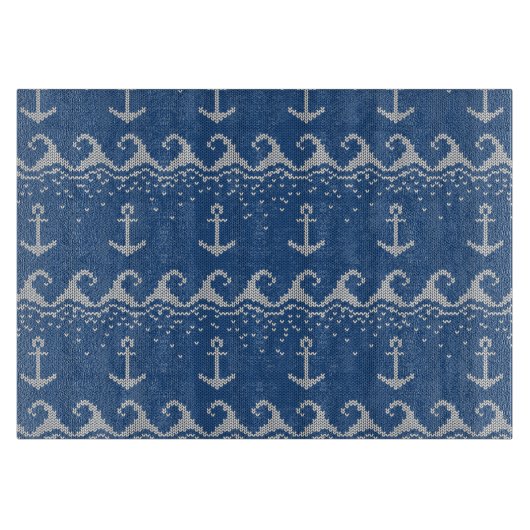 SeeStrick-Muster Schneidebrett (Vorderseite)