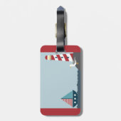 Seeszene Gepäckanhänger (Rückseite vertikal)