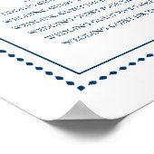 Seetabelle 20 x 24 Seat Chart Poster (Ecke)