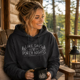 Seetage Veranda-Nächte Deerwood Lake Hoodie