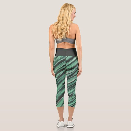 Seetang Capri Leggings (Rückseite)