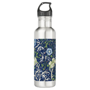 Seetang (Vintages Blumenmuster) (William Morris) Edelstahlflasche